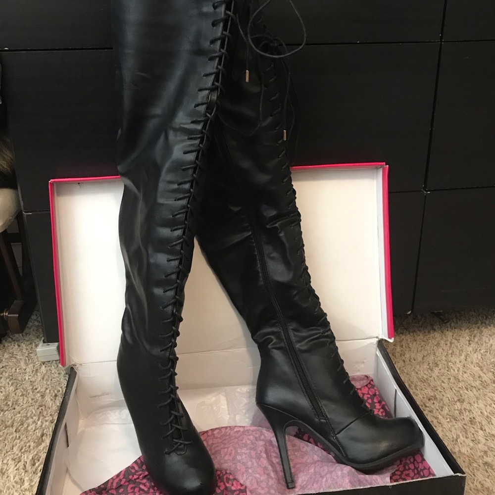 Thigh high boots